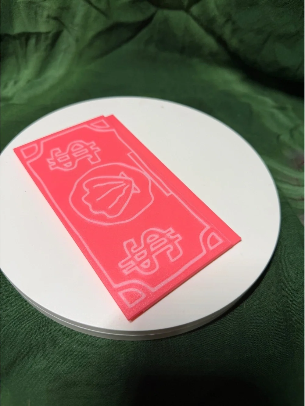 Neon Pink kabby Card Holder